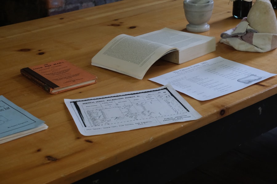 organized homework station
