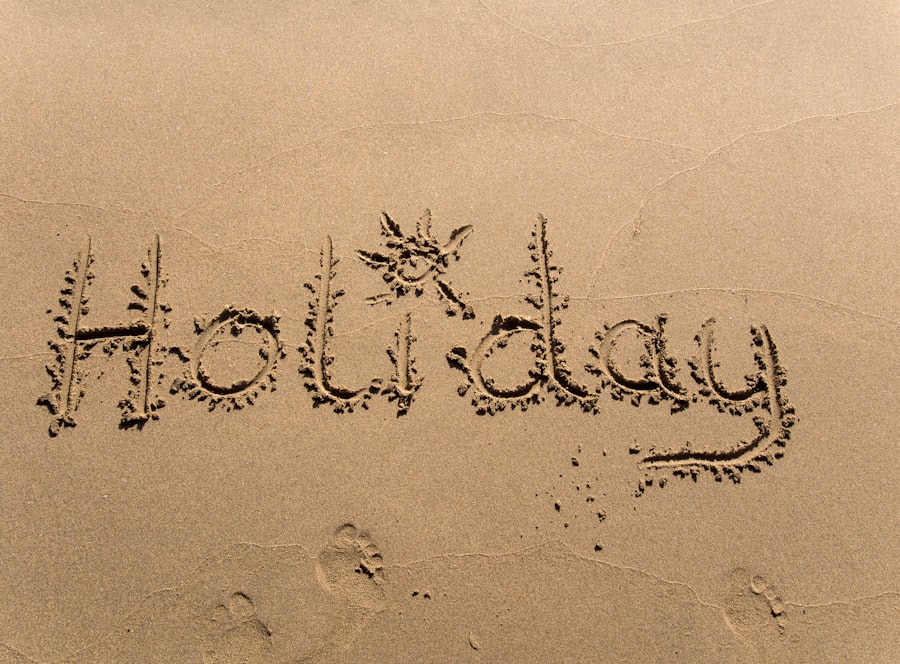 Photo polite holiday boundaries
