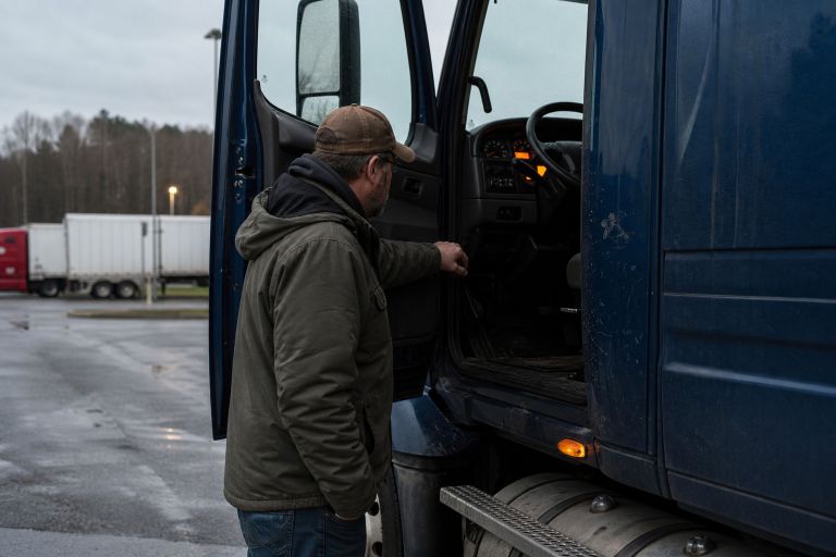 Stylish Font truck repair